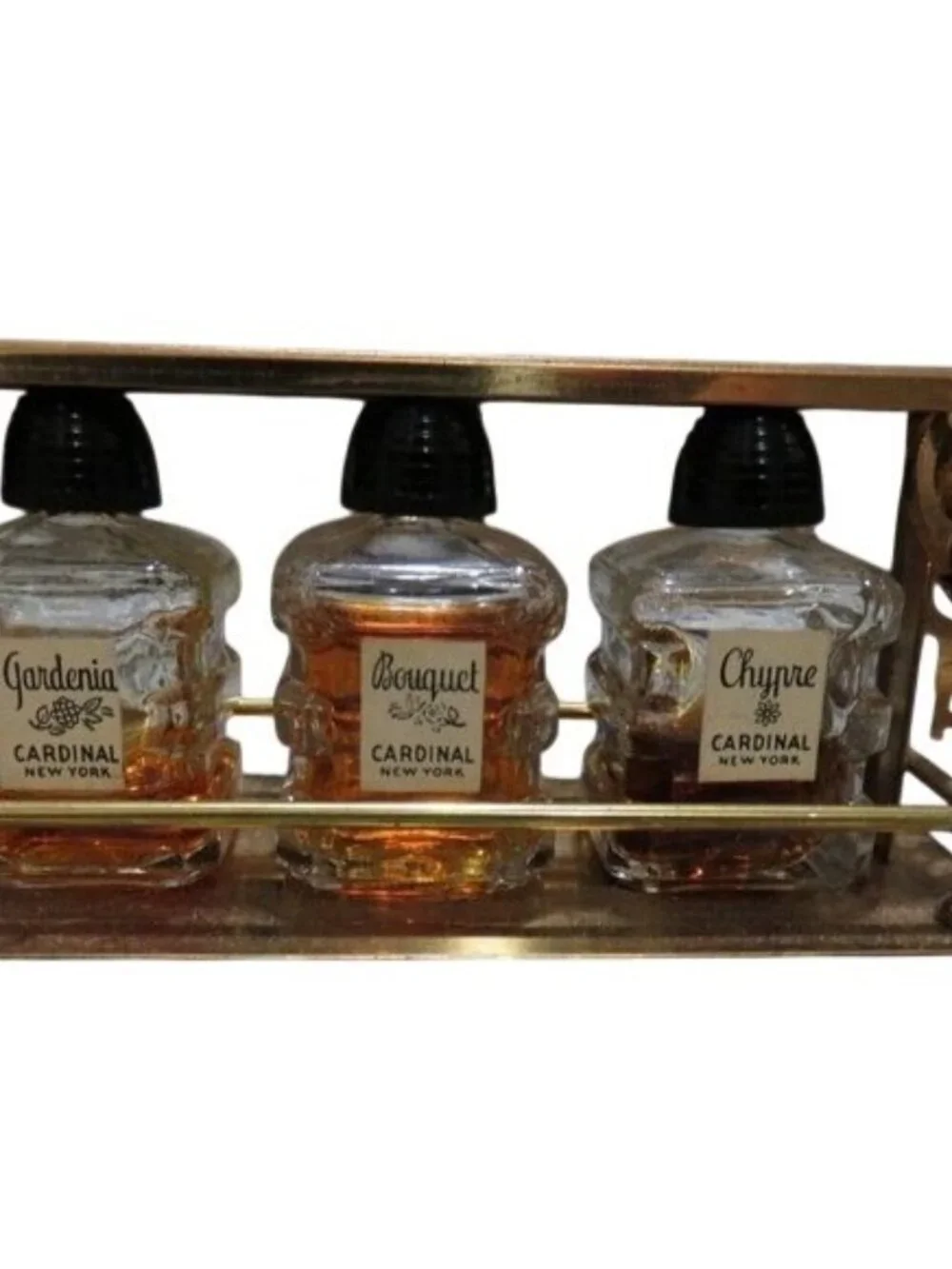 Tantalux by Cardinal Eau De Parfum Gardenia Chypre Bouquet Heart Lock & Key 1938